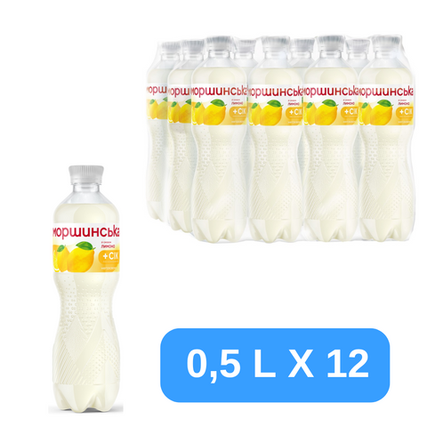 Минеральная вода Моршинская со вкусом лимон 0.5 л негазированная, ПЭТ 4223091 фото