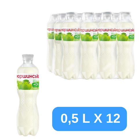 Минеральная вода Моршинская со вкусом яблоко 0.5 л негазированная, ПЭТ 95147289 фото