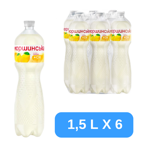 Минеральная вода Моршинская со вкусом лимон 1.5 л негазированная, ПЭТ 61241762 фото
