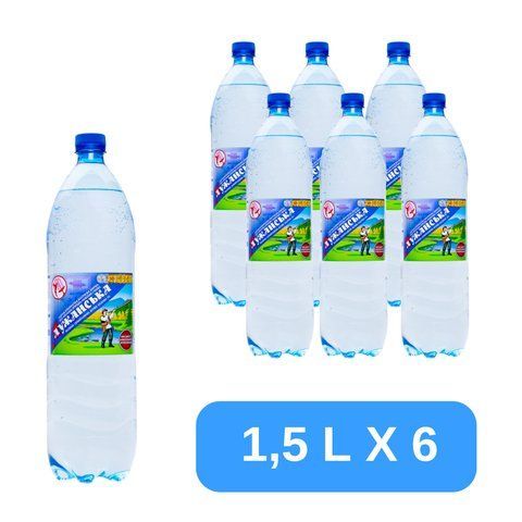 Минеральная вода Лужанская 1.5 л, ПЭТ/Ящик 73499820 фото
