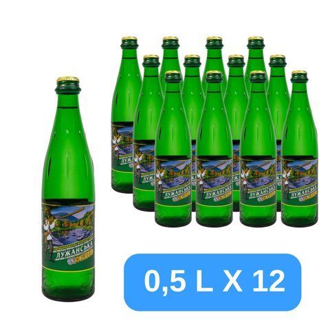 Минеральная вода Лужанская сильногазированная, стекло 0,5 л х 12 шт 15044713 фото