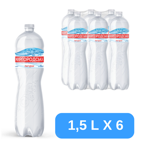 Минеральная вода Миргородская Лагідна 1.5 л негазированная, ПЭТ 53757185 фото